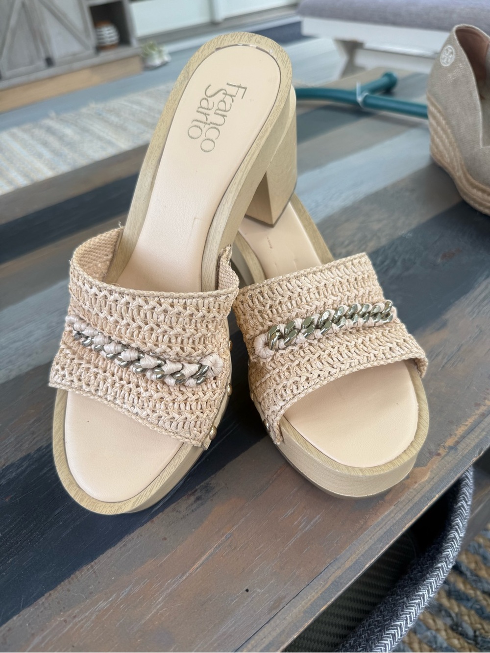 Franco Sarto Capri platform clog/sandal sz 10 NWOT